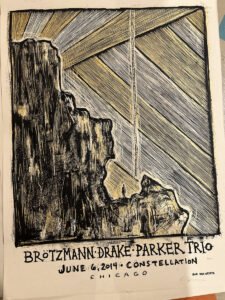 Peter Brötzmann, Hamid Drake & William Parker Trio Poster