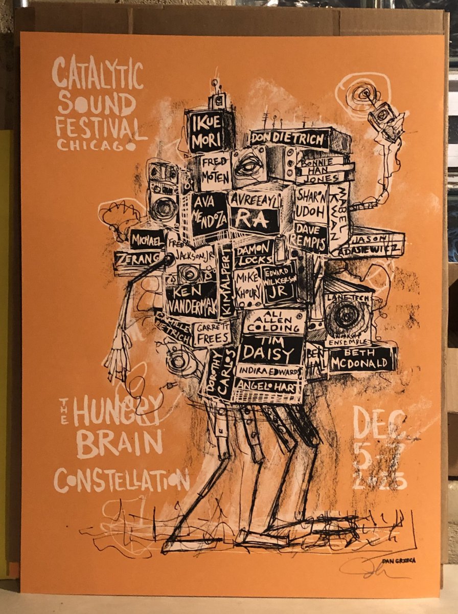 Catalytic Sound Festival poster – Chicago 2025