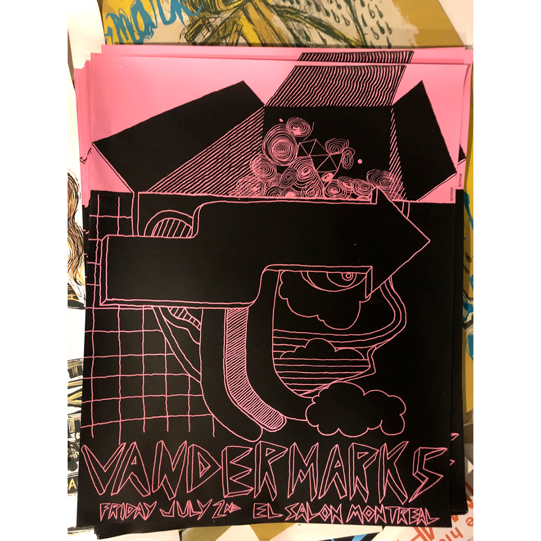 Pink and Black Vandermark 5 Poster