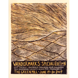 Vandermark 5 Silk-screened Concert Poster